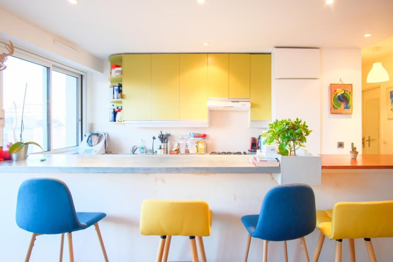 Apartamento Beautiful And Bright Appt With Eiffel Tower View París Exterior foto